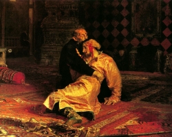 Картина Иван Грозный убивает своего сына