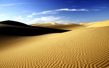 Сахара - самая большая из жарких пустынь мира